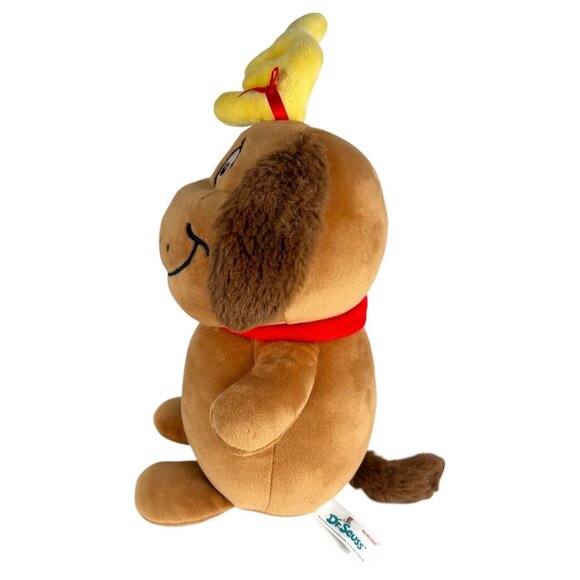 Dr. Seuss Max Plush Dog Reindeer From the Grinch Antlers Stuffed Animal Aurora - Picture 8 of 10